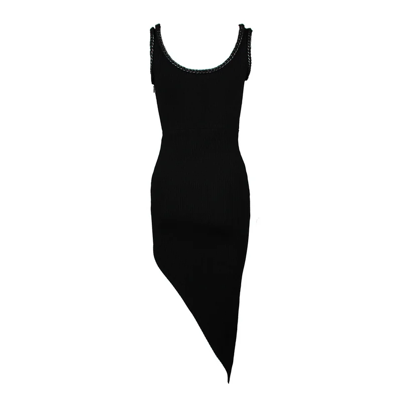 

Bevenccel Bandage Dress women New Summer Women Tank Black Bodycon Sexy Sleeveless Midi Celebrity Evening Runway Club Party Dress