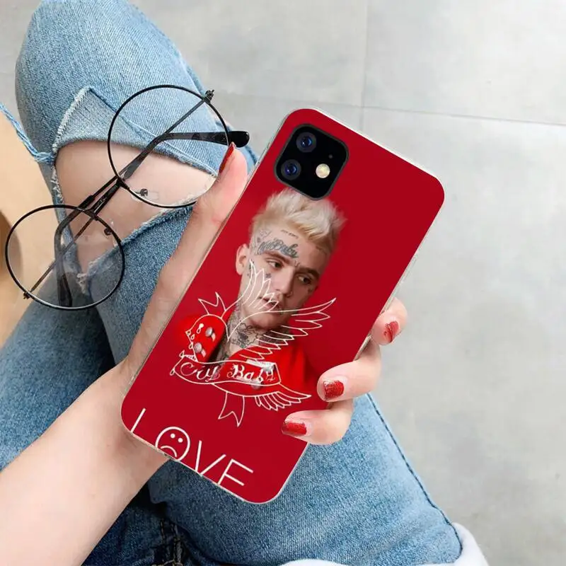Чехол PENGHUWAN Lil Peep черный мягкий чехол для телефона iPhone 11 pro XS MAX 8 7 6 6S Plus X 5S SE XR |