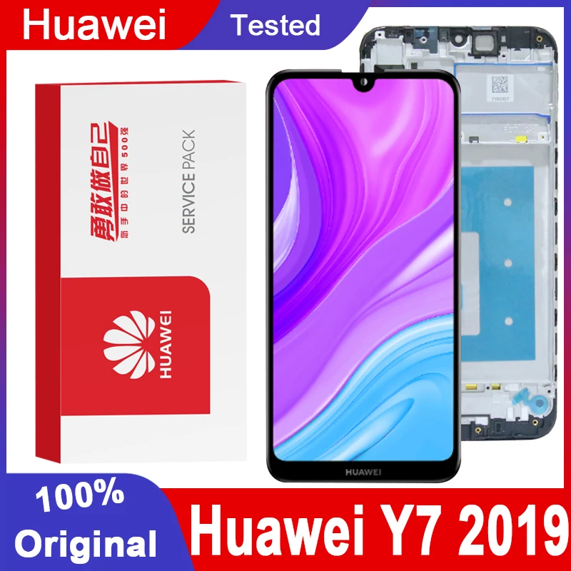Оригинальный 6 26 ''Замена для Huawei Y7 2019 ЖК DUB LX3 L23 LX1 дисплей сенсорный экран