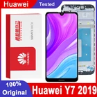 Оригинальный 6,26 ''Замена для Huawei Y7 2019 ЖК DUB-LX3 DUB-L23 DUB-LX1 дисплей, сенсорный экран, дигитайзер, для сборки, аппарат выкройки протекторов