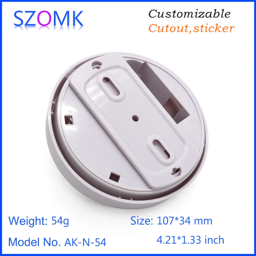 High quality 107X34mm abs plastic smoke detector voice operated project enclosure manufacture | Обустройство дома