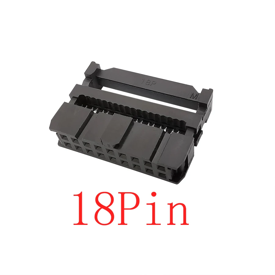 10 шт./набор 2 54 мм гнездо IDC двойная строка дорожка для плоский ленточный кабель из