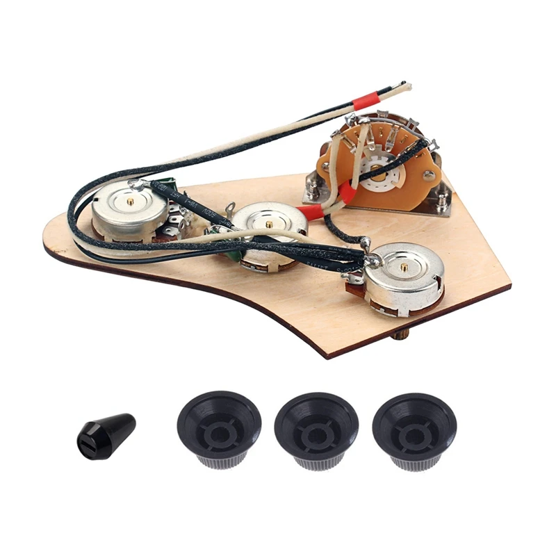 

ST SQ Electric Guitar Circuit Line Assembly Five-Range Black Knob and Cap