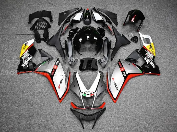 

Комплект обтекателей из АБС-пластика для Aprilia RS4 50 125 2012 2013 2014 2015 12 13 14 15 16 17 18, серебро, 4 подарка