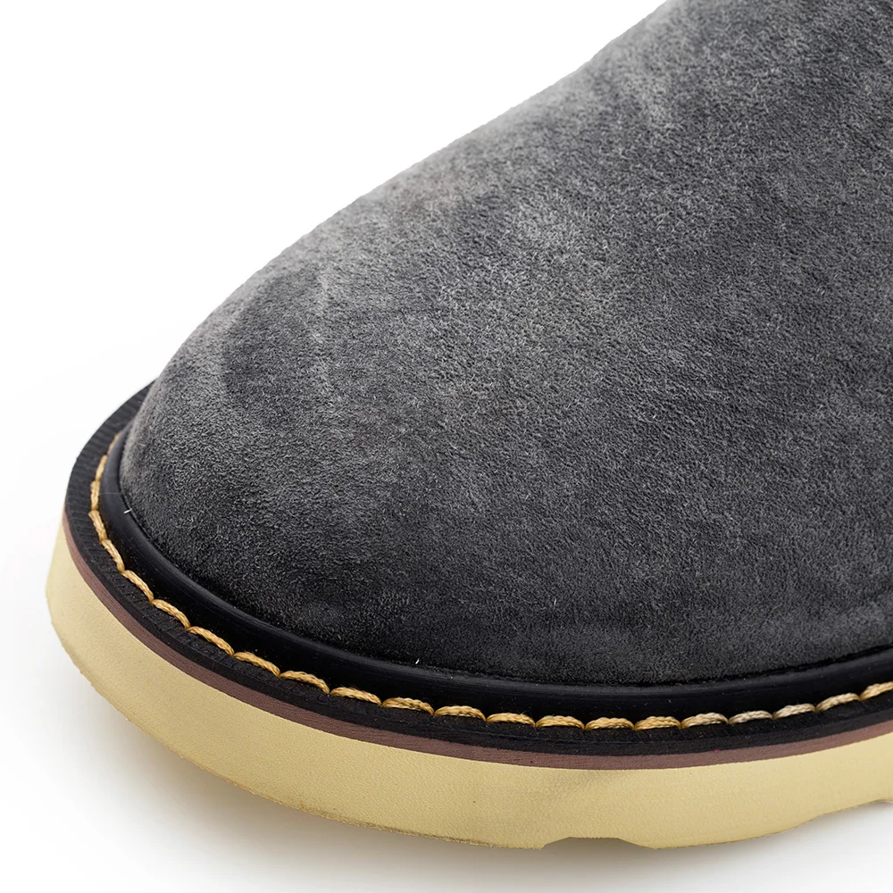 Мужские ботинки на резиновой подошве Martens Черные Теплые ботильоны для зимы 2020 |