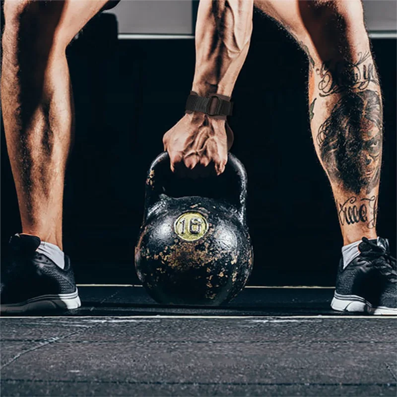 

Hand Grips Leather Gymnastic Crossfit Anti-Skid Bodybuilding Weight Lifting Pull Up Bar Kettlebell Workout Palm Protector Gloves