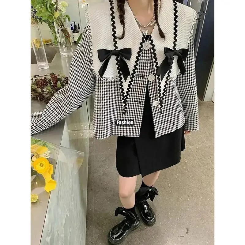 

2021 пальто зимнее пальто оверсайз Bangtan Женская милая новая Корейская популярная верхняя одежда шерстяное пальто