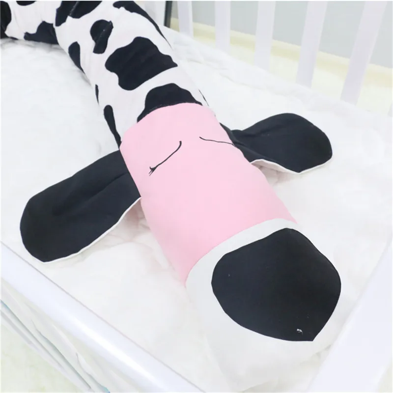 Детские бамперы для кроватки черно-белые далматинские поручни бампер Защитная