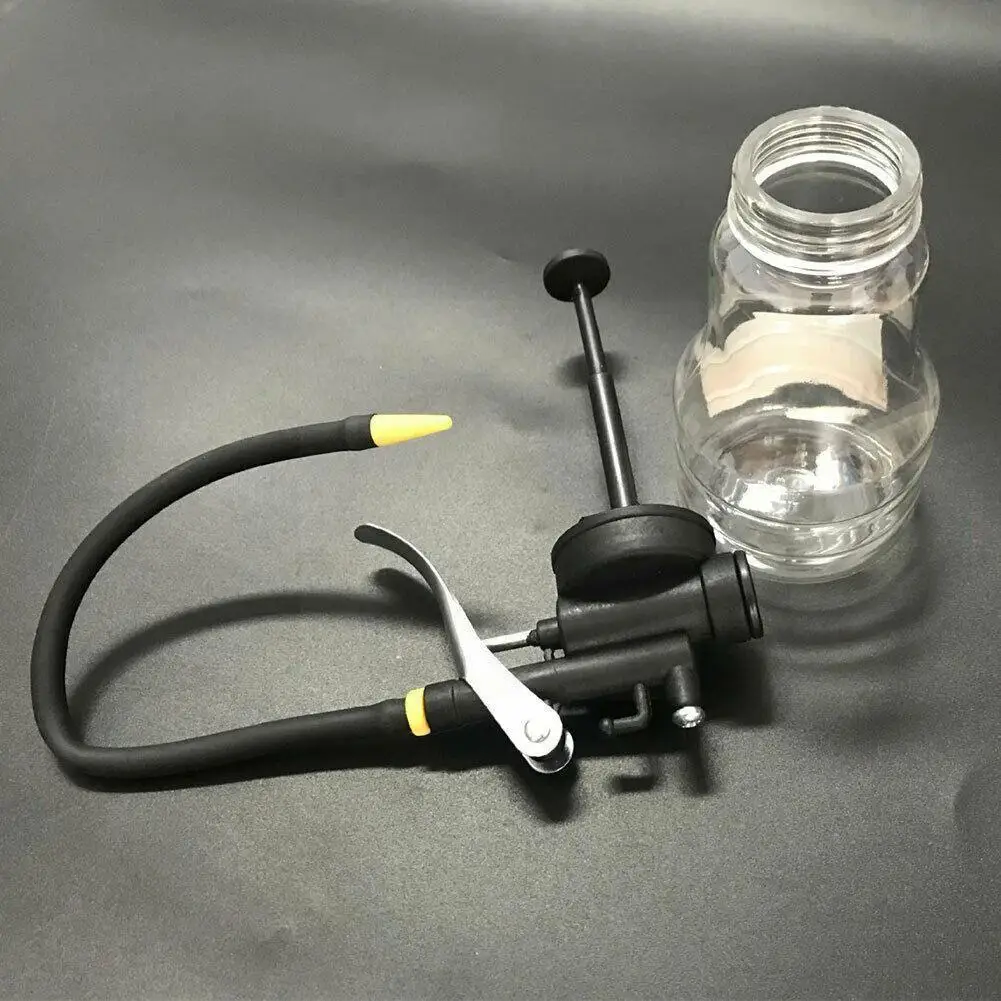 Смазочный пистолет прозрачный пластиковый шланг бак насоса смазка мастерской