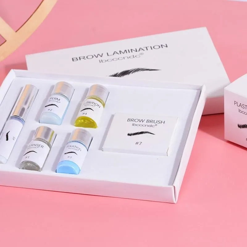 

6pcs/set Eyelash Perming Kit Eyelash Wave Lotion Curling Eye Liquid Curler Lift Perm Lash Kit Set Perming U3X2