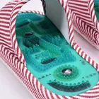 Китайские магнитные массажные тапочки для мужчин и женщин, нескользящая обувь для педикюра, обувь для заботы о здоровье, массаж камнями, шиацу