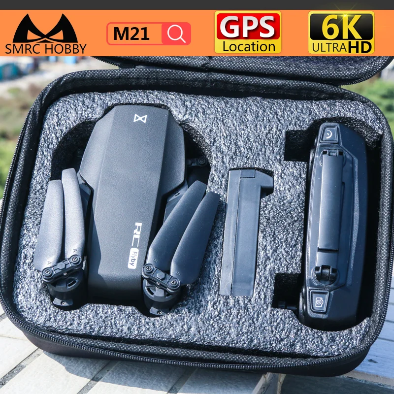 SMRC M21 Дрон 6k видео камера 5g Wi Fi с дистанционным управлением камерой 4k gps profissional rc