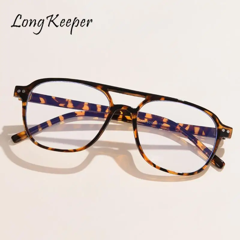 

Square Pilot Anti Blue Rays Computer Glasses Men Blue Blocking Gaming Glasses Computer Eye Protection Retro Optical Spectacles