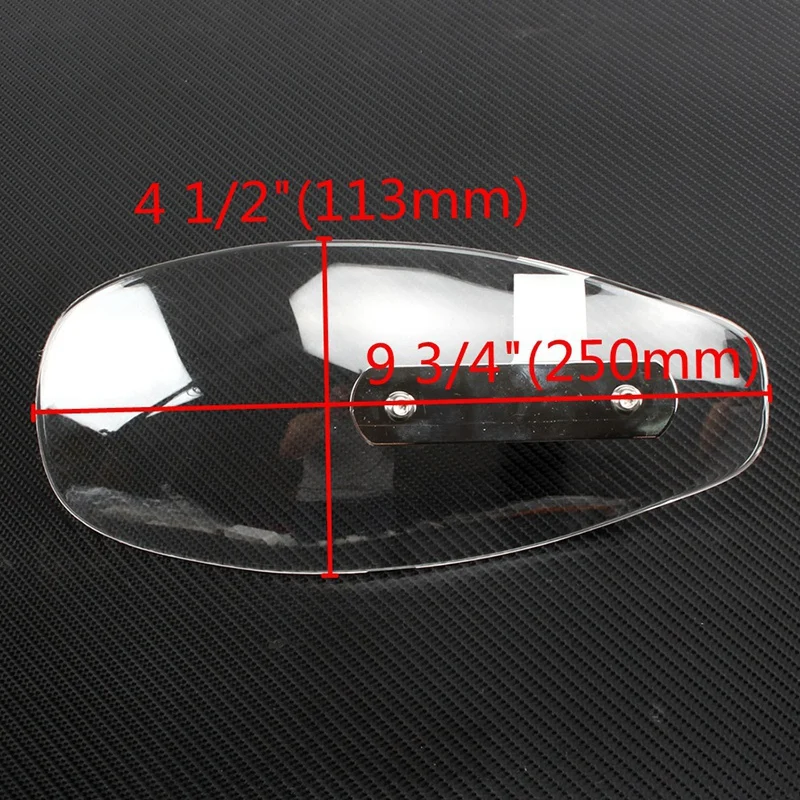 

Clear Motorcycle Hand-Guard Wind Deflector Handguard Protector for XL883 1200 Road King