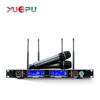 long receiving range yuepu ru s16 true diversity professional microphone wireless system 4 antennas strong signal for stage