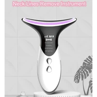 led neck face lifting massager photon heating therapy anti wrinkle neck care tool reduce double chin skin lift
