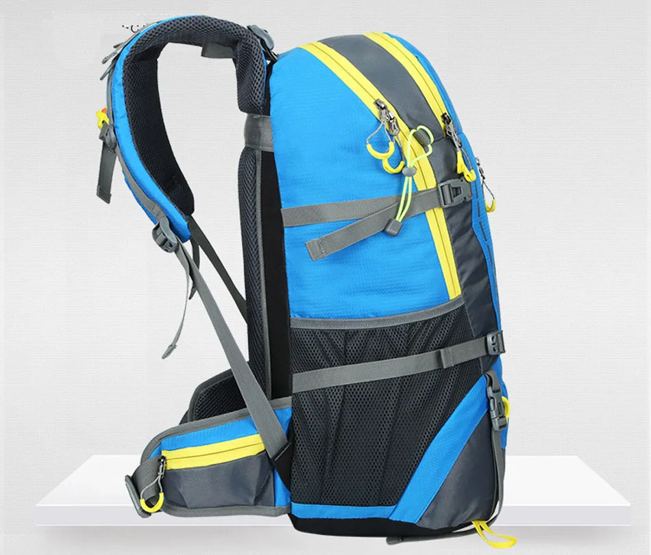 45L Men Women Climbing Travel Riding Sport Bag Water Resistant Rucksack Outdoor Camping Hiking Backpack Military Tactical Bags