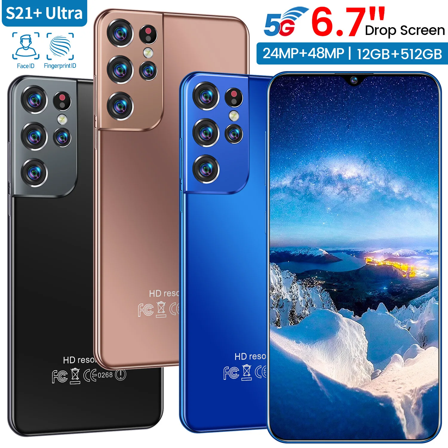 

S21 Ultra Android 6,7, 6800 , 12 + 512
