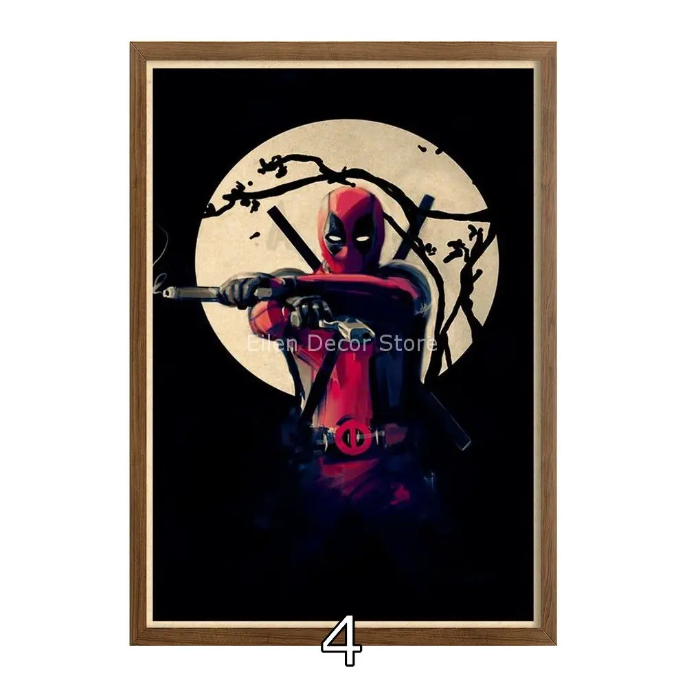 Плакаты и принты Дэдпула Настенный декор картина Ретро плакат Современная