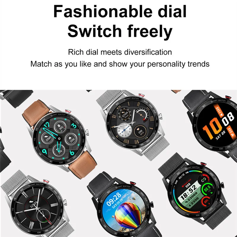 

DT95 Smart Watch Bluetooth Call IP68 Waterproof ECG Heat Rate Alarm Sleep Smartwatch Business Sports
