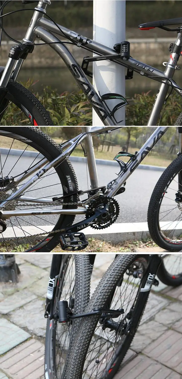 INBIKE анти-сдвиг 12 тонн гидравлический резак MTB для велосипедов, мотоциклов замок Противоугонный мотоцикл замок Электрический велосипед часть цепи Замок