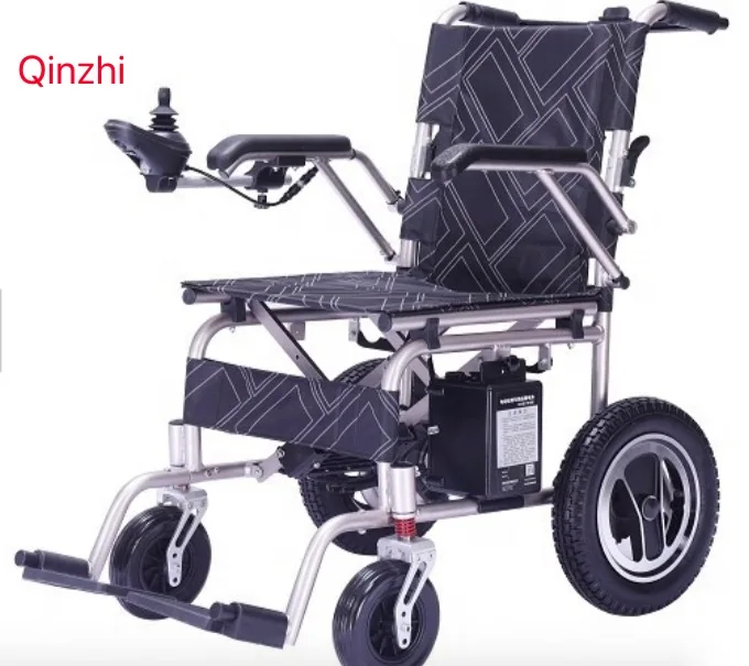 Медицинская Складная Алюминиевая электрическая коляска для
