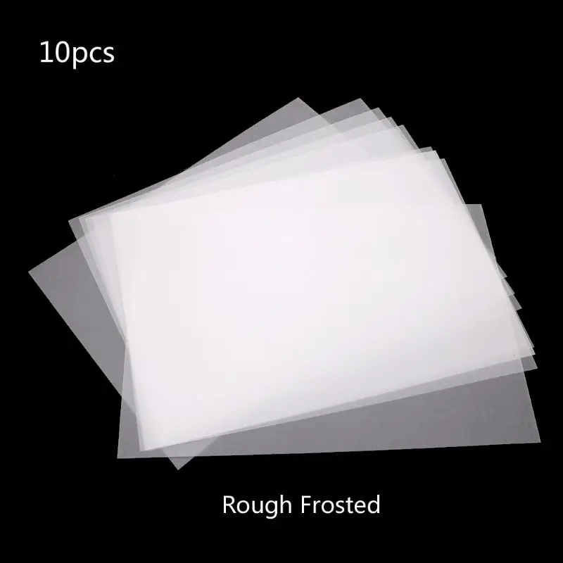 

Q0KE 10Pcs Blank Heat Shrink Sheets Art Design Paper For Kids Drawing Jewelry Project