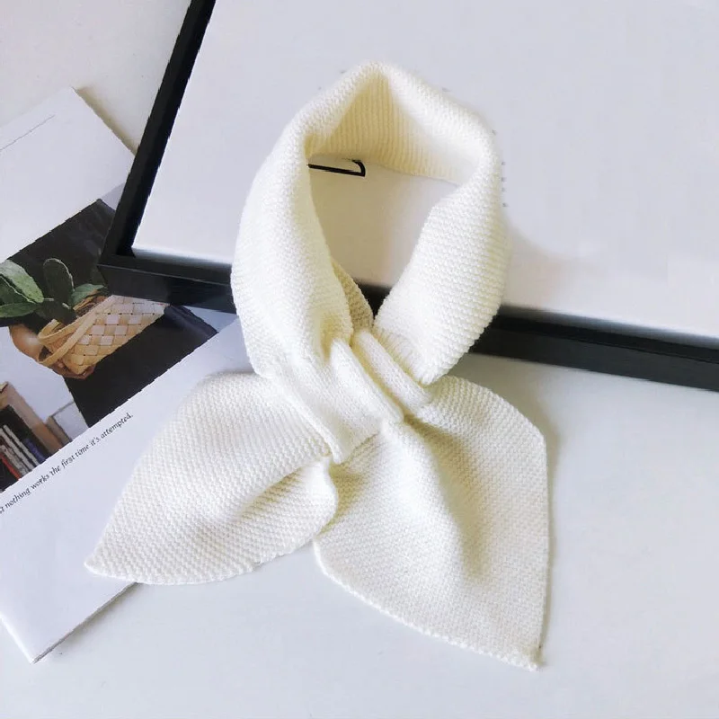 Шарф-шаль Женский вязаный розовый теплый зимний трикотажный шарф женский |