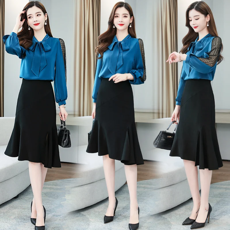 2021 Демисезонный комплект одежды из 2 предметов для женщин с длинными рукавами