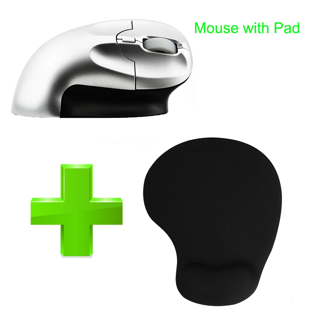Перезаряжаемая компьютерная игровая мышь CHYI 2 4G 1600 DPI USB оптическая с большой