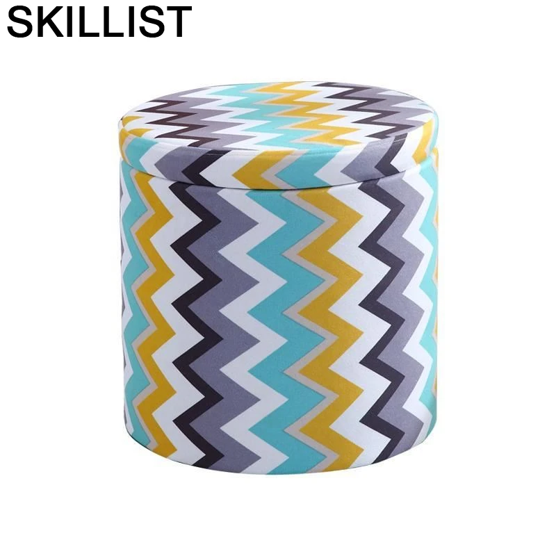 

Bancos De Toilet Stool Madeira Werkbank Escalera Plegable Puf Asiento Poef Change Shoes Taburete Kids Furniture Storage Chair