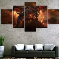 canvas wall art 5 piece hd print game posters character modular pictures modern home decorative living room decoration paintings