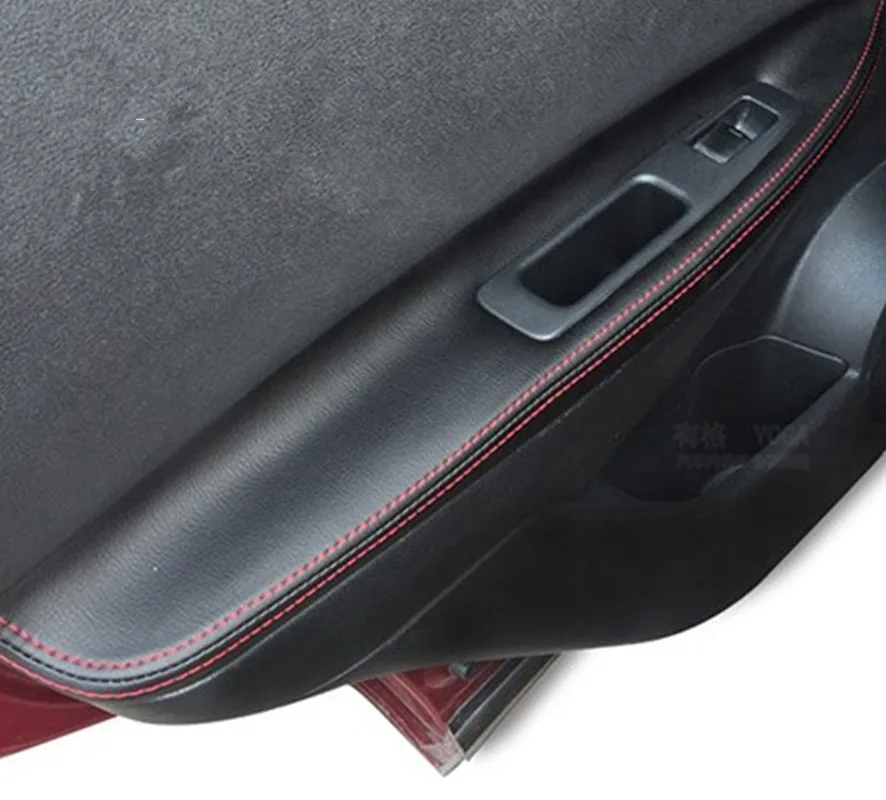 4 шт. подходит для Nissan qashqai 2008 2015 накладка на дверь автомобиля подлокотник отделка