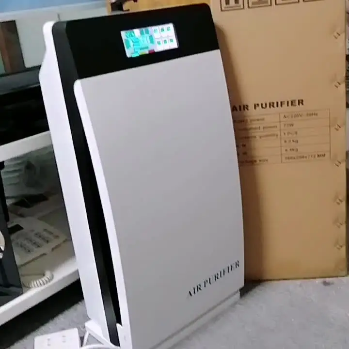 

Home Office Air Purifier Negative ion generator ionizer ozone 9 layer purification system UV sterilization