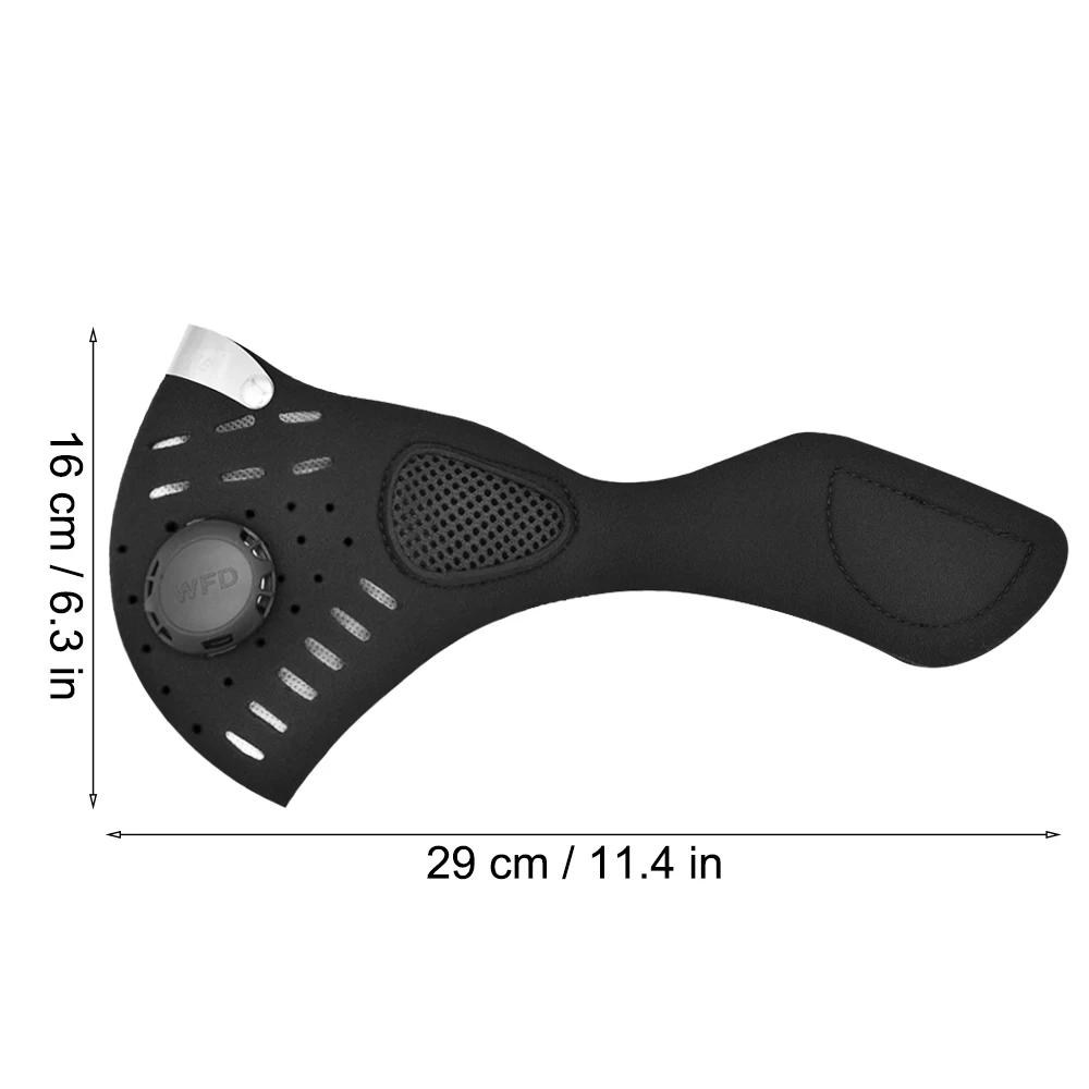 WOSAWE велосипедная маска для лица PM2.5 Пылезащитная с фильтром из активированного