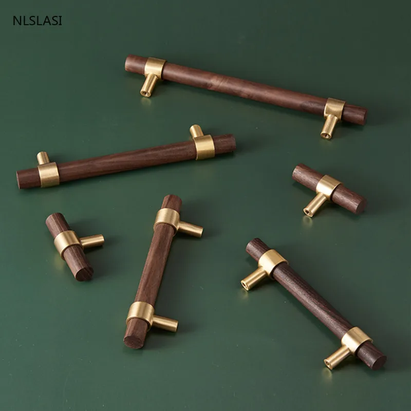 Высокое качество шкаф из твердых пород дерева Ручки ящиков стола Тянет Шкафа