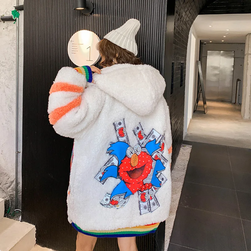 2019 зимние Бархатные Пальто модная лента с блестками женские толстые