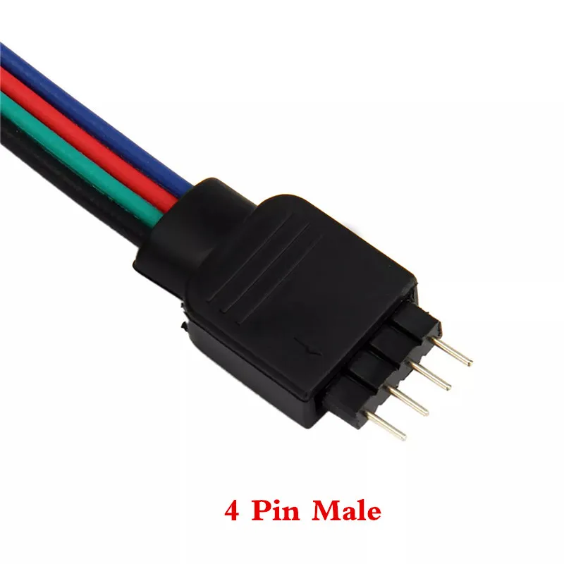

HEGUOGUO 4Pin 5Pin RGB/RGBW разъем для светодиодной ленты 5050 3528