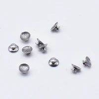 50pcs dental orthodontic lingual buttons for bondable round base lingual buttons tongue tamers small bite opener dentist tools