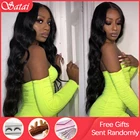 Волнистый передний парик Remy, 150 Плотность 13x6 кружевной передний парик prepucked фронтальный парик человеческих волос для чернокожих женщин