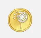 Герметик для воска одуванчика, металлический герметик для запечатывания воска, штамп для букв, штамп для воска для свадьбы