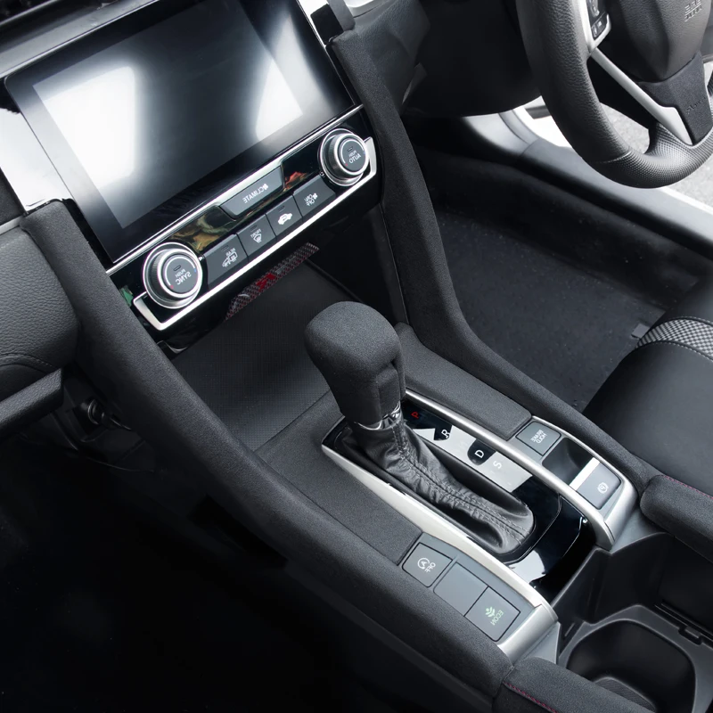 Для Honda аксессуары для Civic меховая панель переключения передач отделочная полоса