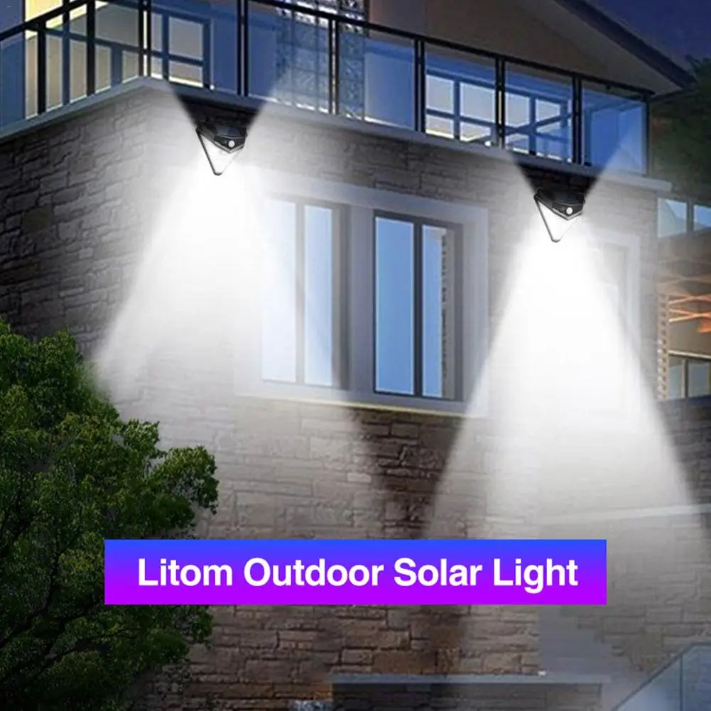 

38 LED Solar Light Outdoor Solar Lamp PIR Motion Sensor Wall Light Waterproof Solar Powered Sunlight for Garden Yard Decoration