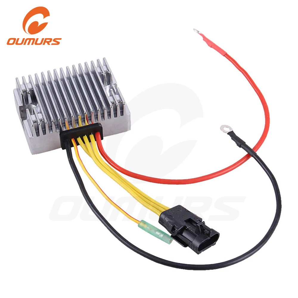 

OUMURS Motorcycle Voltage Regulator Rectifier Fits for Polaris Hawkeye 300 2x4 06-11 4X4 06-07 Sportsman 300 400 4x4 HO 08-10