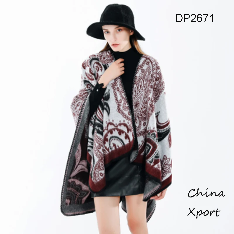 Бесплатная доставка Модный женский палантин с разрезом большой шарф Кашемировое