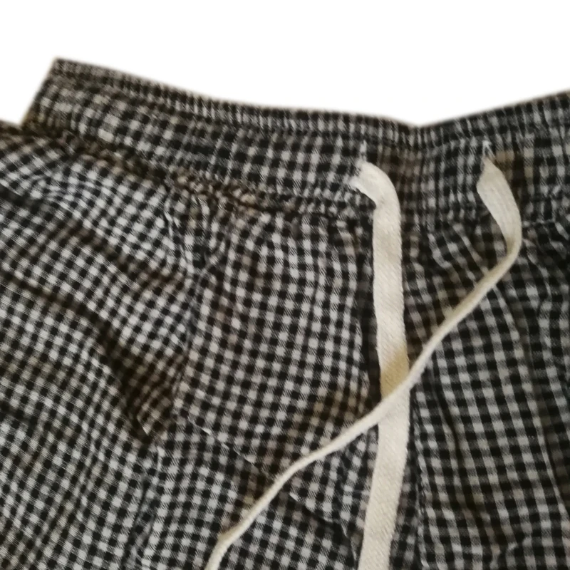 Женские брюки нижнее белье хлопковая льняная туника с широкими штанинами