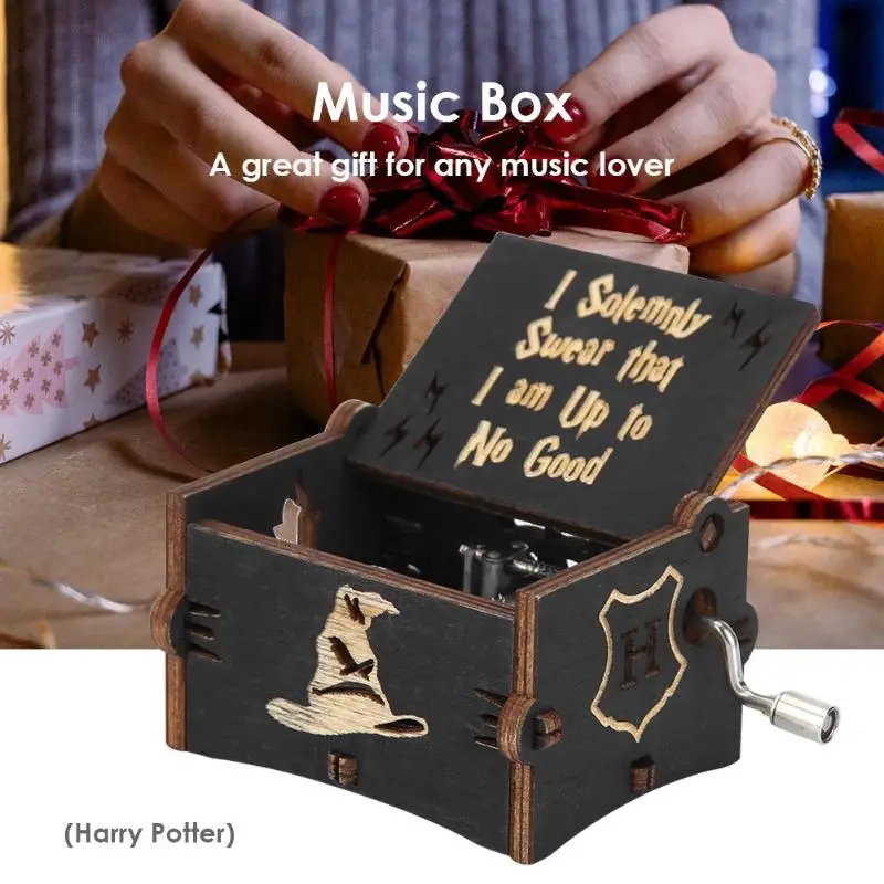 9 стилей винтажная деревянная музыкальная шкатулка изысканная элегантная