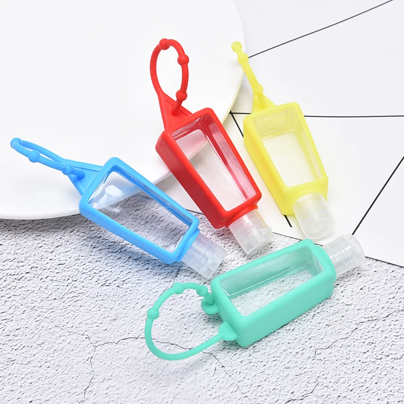 

Portable 30ML Mini Traveling Refillable Bottle Silicone Hand Sanitizer Perfume Holder Mini Cute Empty Bottle Bath And Body Works