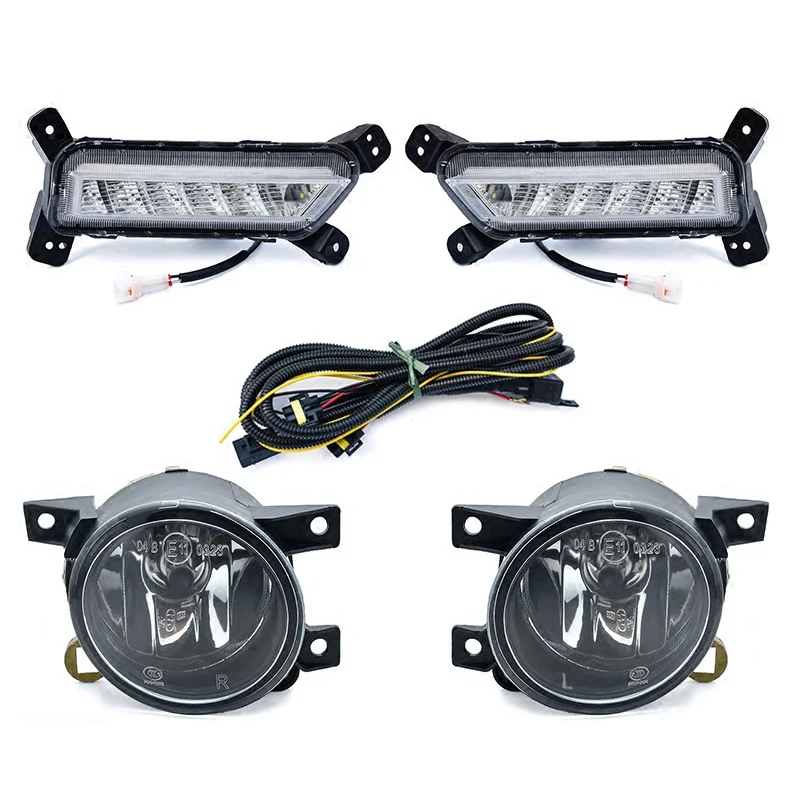 

for Great Wall Motors Fengjun 5 front fog lamp assembly daytime running light European version retrofit Fengjun 6 retrofit 2017