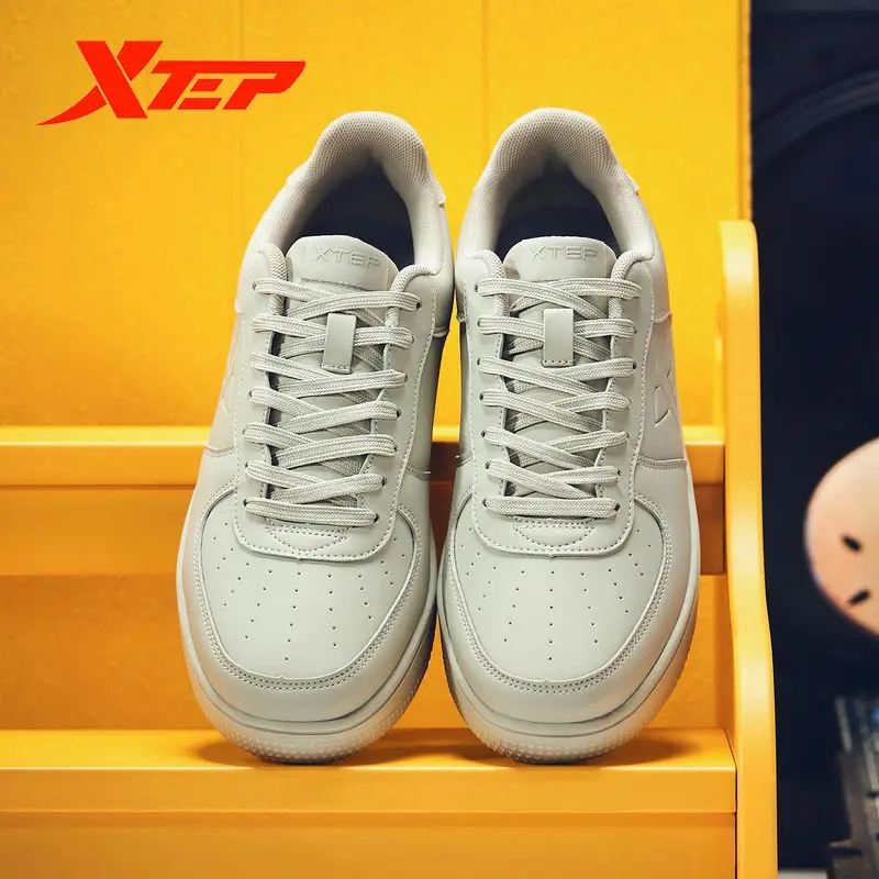 Xtep Men's Skateboard Sneaker Shoes Winter Skateboarding Sports Non-slip Comfortable Male Student 880119315135 | Спорт и